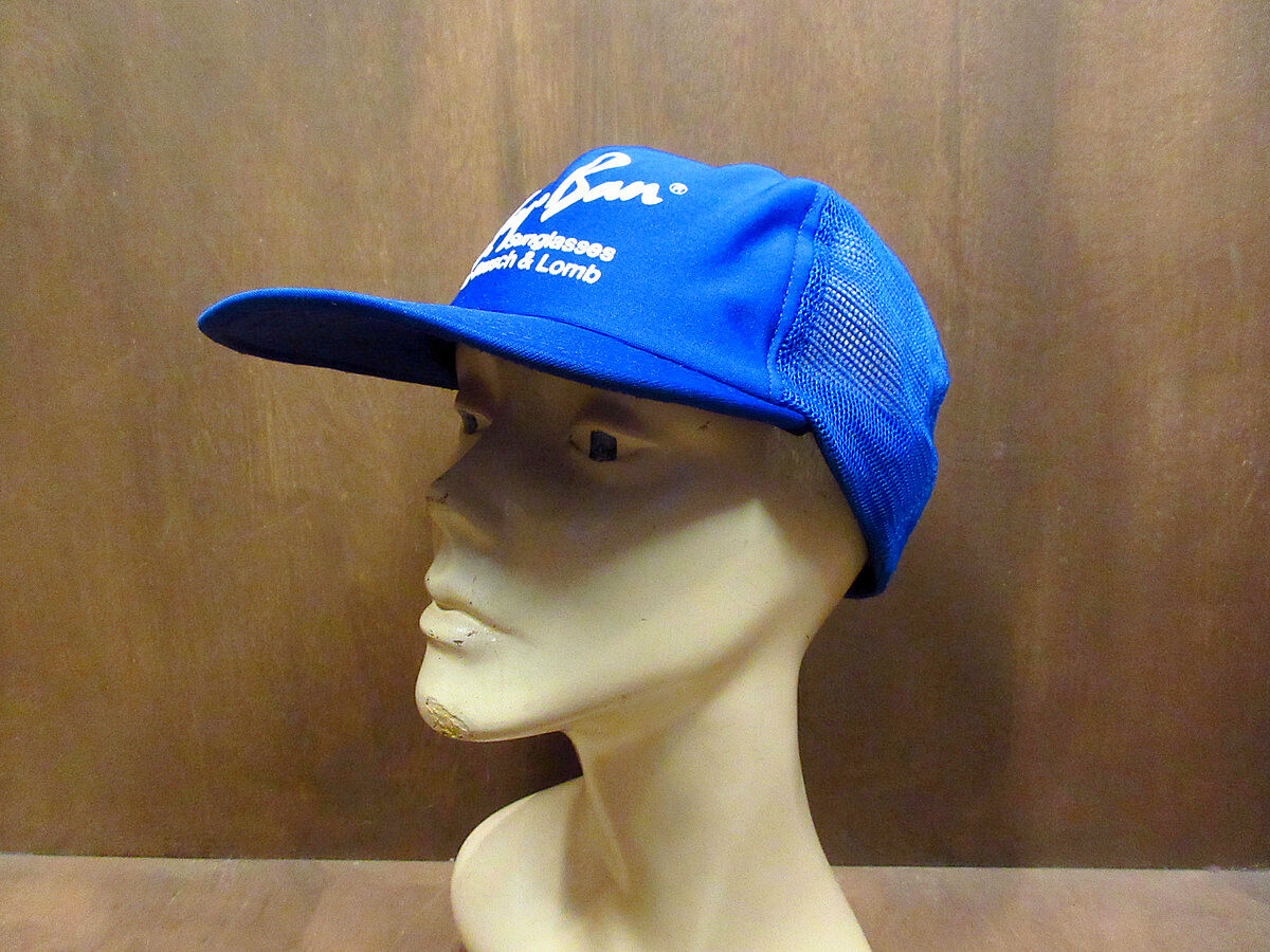 ビンテージ○MADE IN U.S.A. Ray-Ban メッシュキャップ