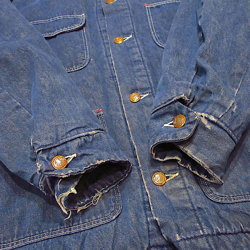 ビンテージ70's○Wrangler裏地ブランケットデニムカバーオールsize 42