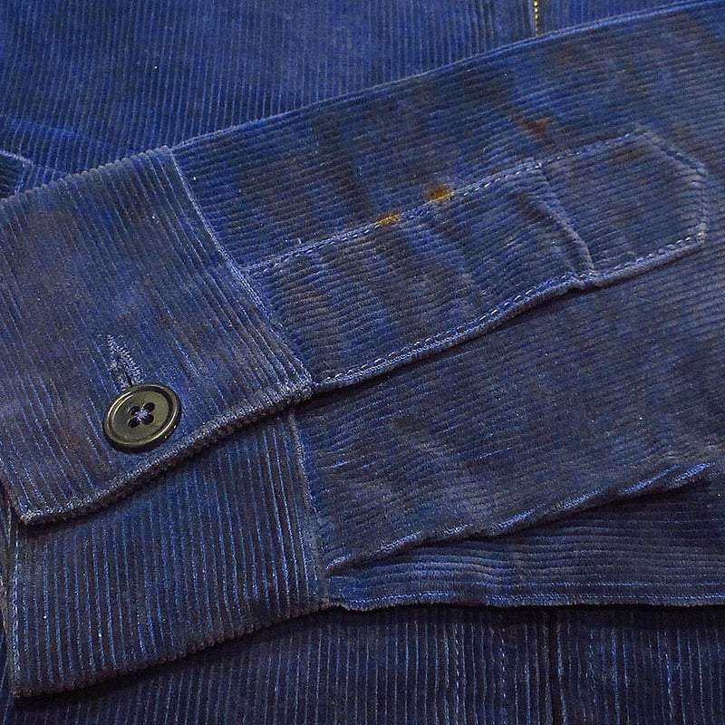 【濃紺❗️】FFA jacket 古着 コーデュロイジャケット ファーマーズ FFAジャケット|コーデュロイ|ネイビー - 古着屋グレープフルーツ