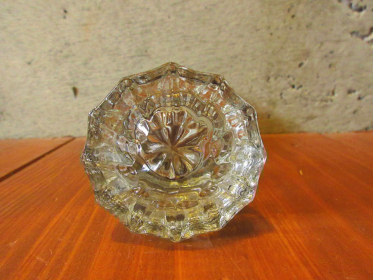 ビンテージ○クリスタルガラスドアノブ○231211k4-otclctインテリア