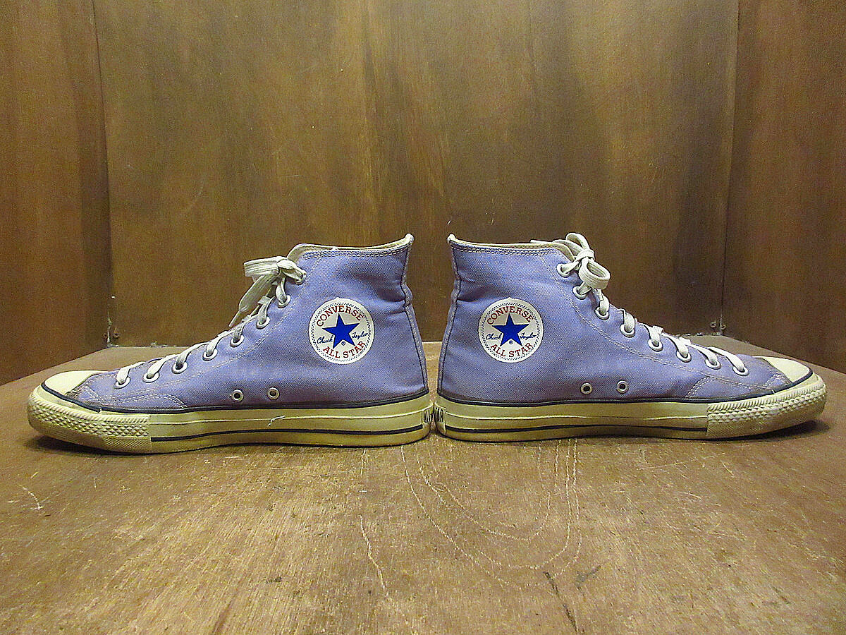 レア☆CONVERSEコンバース店舗用プラスチックディスプレイサイン　ビンテージ ビンテージ80's○CONVERSEオールスターHIラメチェッカーsize 8