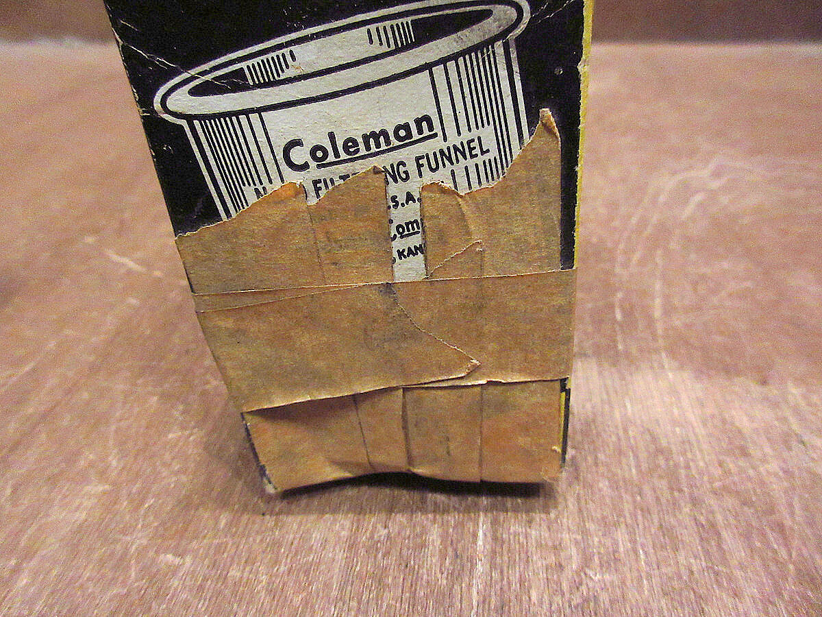ビンテージ○DEADSTOCK Coleman No.0アルミファンネル元箱付き○220901