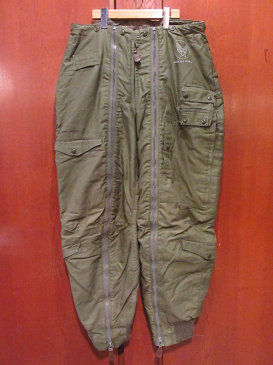 ビンテージ40's○USAAF A-11Aフライトパンツ実寸W92cm○240420i7-m-