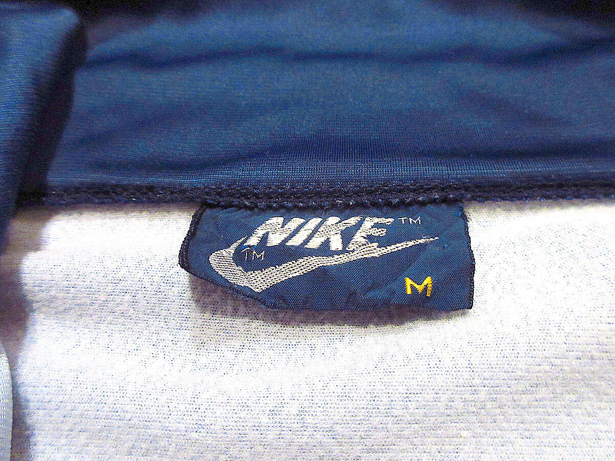 ビンテージ80's○NIKE紺タグツートーンジップアップジャージ紺 ビンテージ80's○NIKE紺タグツートーンジップアップジャージ紺
