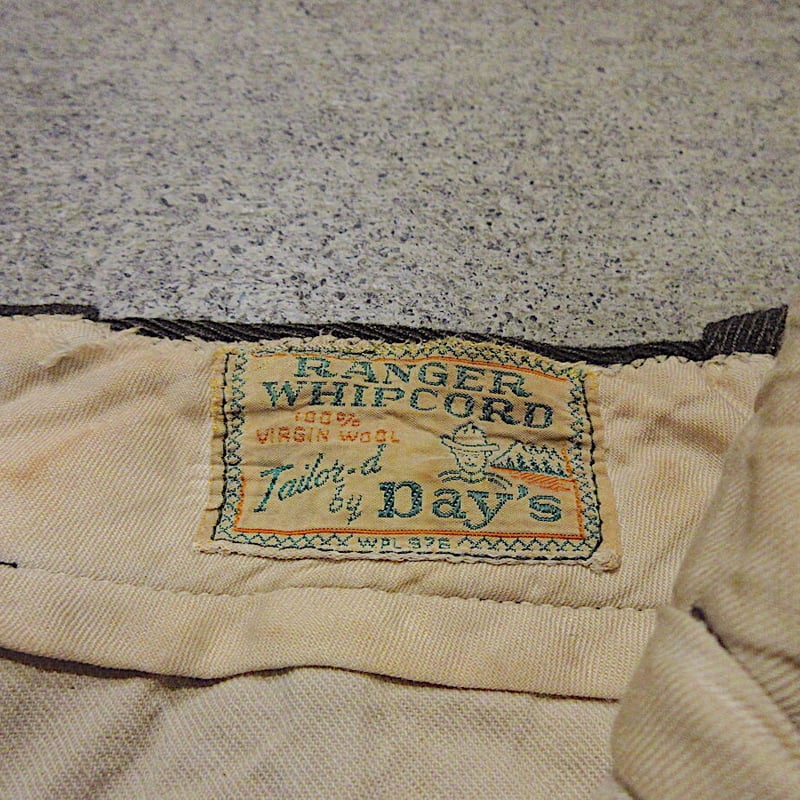 ビンテージ50's○Day'sウィップコードワークパンツW86cm ビンテージ50's○Day'sウィップコードワークパンツW86cm