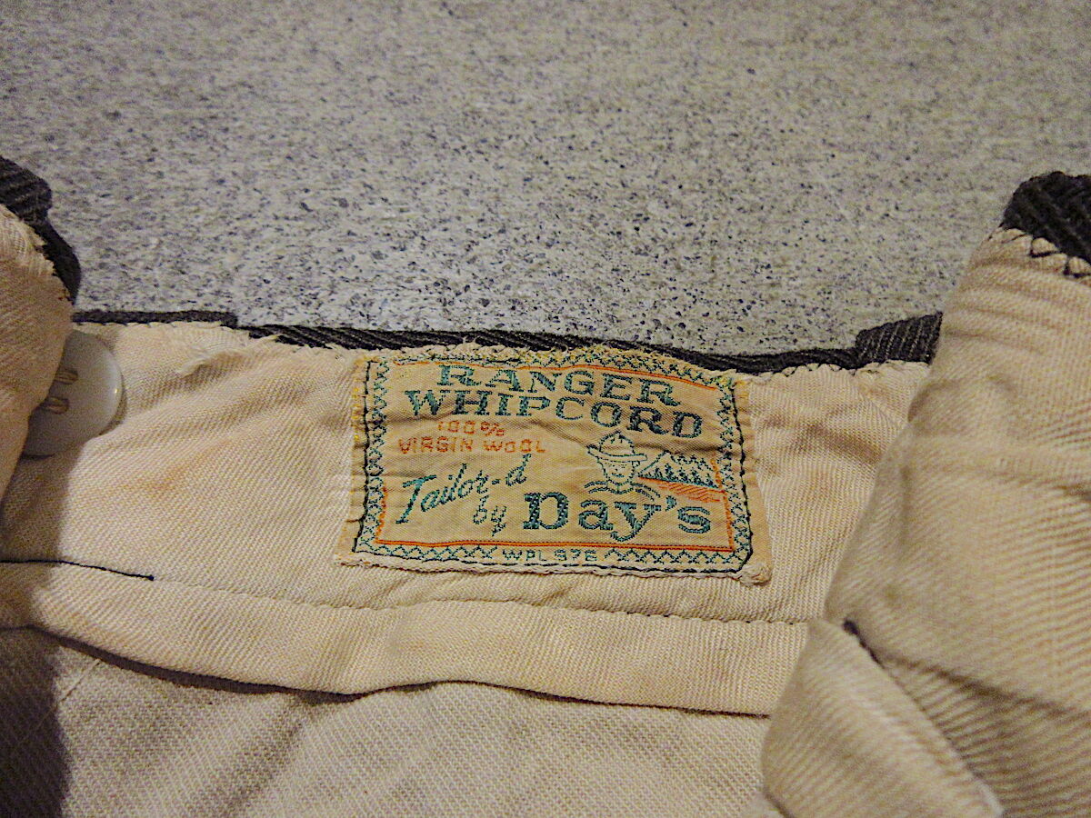 ビンテージ50's○Day'sウィップコードワークパンツW86cm ビンテージ50's○Day'sウィップコードワークパンツW86cm