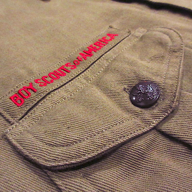 ビンテージ30's40's○BOY SCOUTS OF AMERICAチェンジボタンマチ付き長