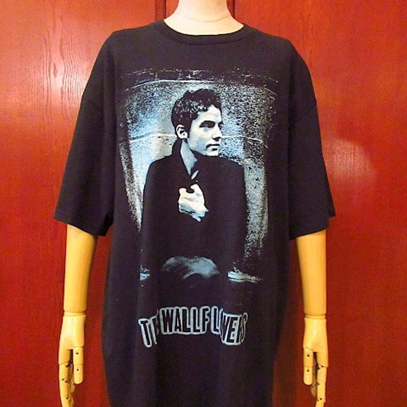 ビンテージ90's○The Wallflowers 両面プリントツアーTシャツ黒 Size X