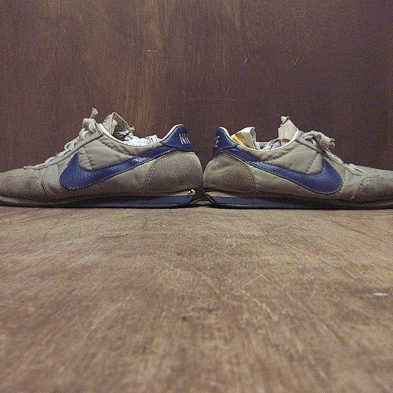 ビンテージ70's○NIKEワッフルレーサーグレー×ネイビーsize 4 1 ビンテージ70's○NIKEワッフルレーサーグレー×ネイビーsize 4 1