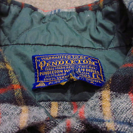 ビンテージ70's●PENDLETONチェックウール長袖シャツsize L●220319r2-m-lssh-wl古着ペンドルトントップスUSA製