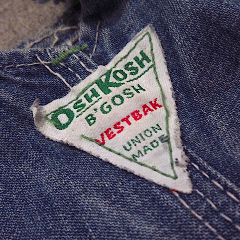 ビンテージ60's○OSHKOSHデニムオーバーオール実寸W92cm○240203m7-m-o