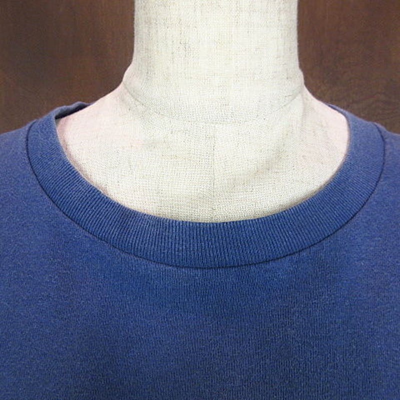 ビンテージ○311プリントTシャツ紺L○200809n6-m-tsh-bn スリー