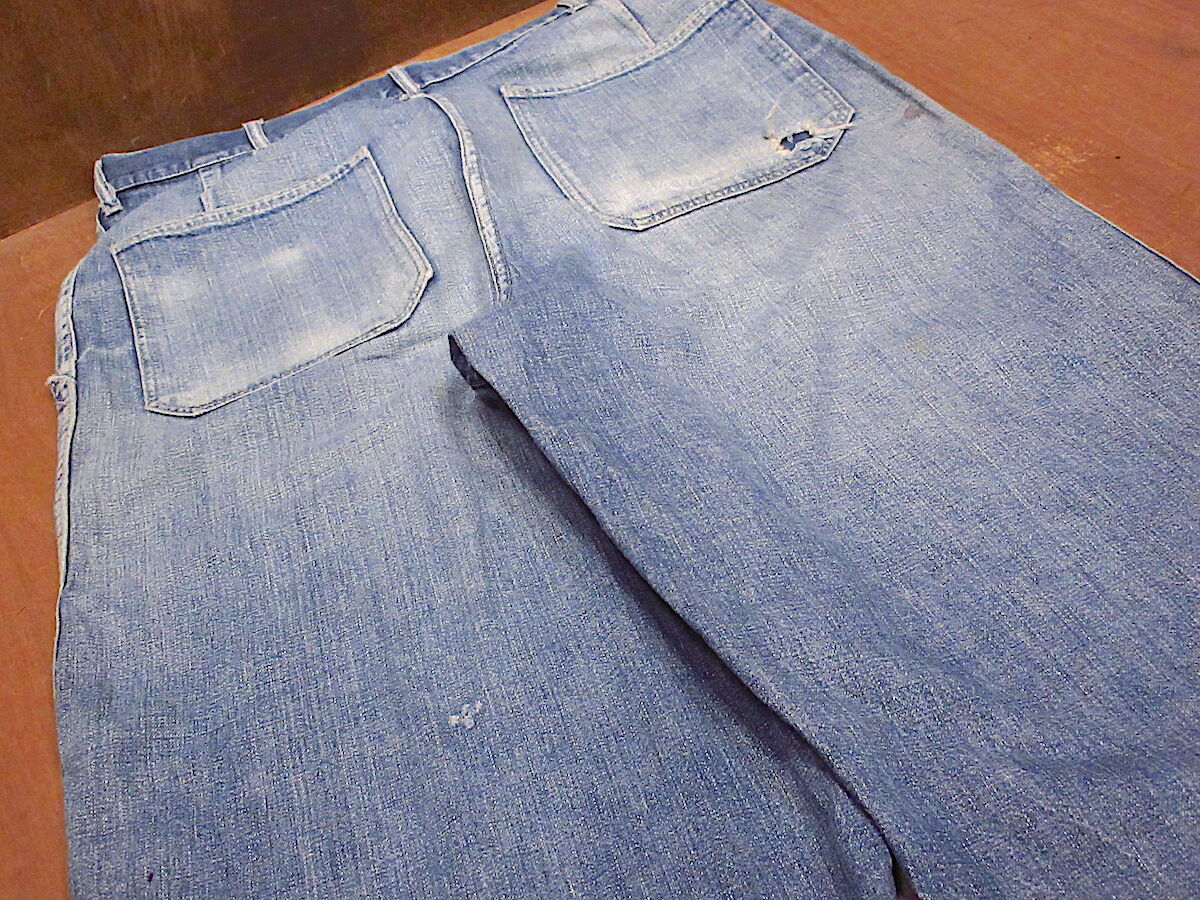 ビンテージ40's○U.S.NAVYデニムベイカーパンツ実寸W78cm○221206k8-m-