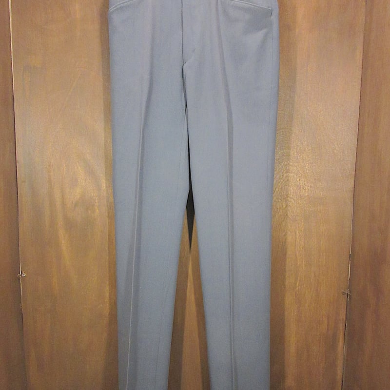 ビンテージ70's○DEADSTOCK HAGGARストレートスラックスグレー