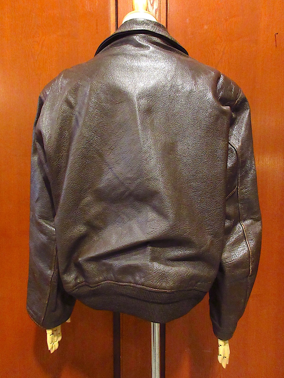 ★ビンテージ　 McGREGOR マックレガー レザーカーコートジャケット 03_003.jpg