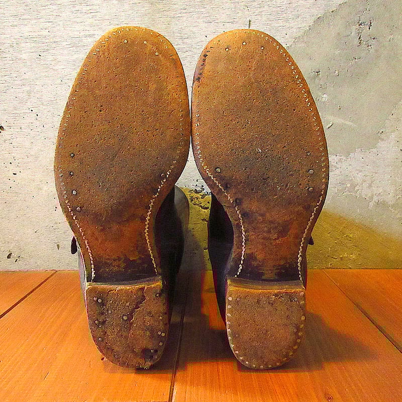 ビンテージ40's50's○エンジニアブーツ黒size 7 1/2○240227k2-m ビンテージ40's50's○エンジニアブーツ黒size 7 1/2○240227k2-m