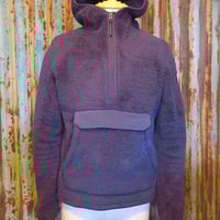 THE NORTH FACEレディースプルオーバーフリースパーカ紫size S/P●250317j5-w-jk-flcアウトドア古着ザノースフェイス