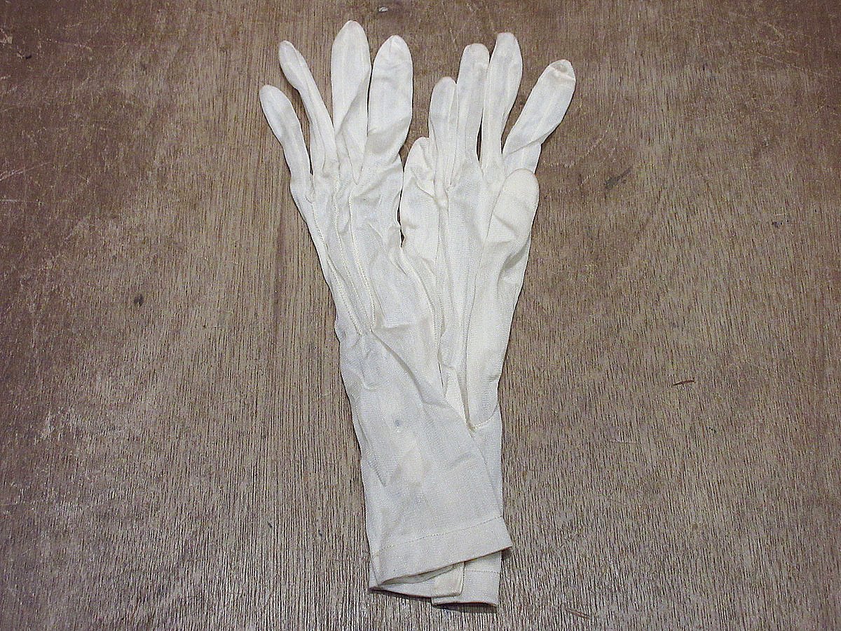 古着 ビンテージ 80s 毛糸 ハンドメイド 手袋 レディース 白 希少 美品 VINTAGE - 古着 ビンテージ 80s 毛糸 ハンドメイド 手袋