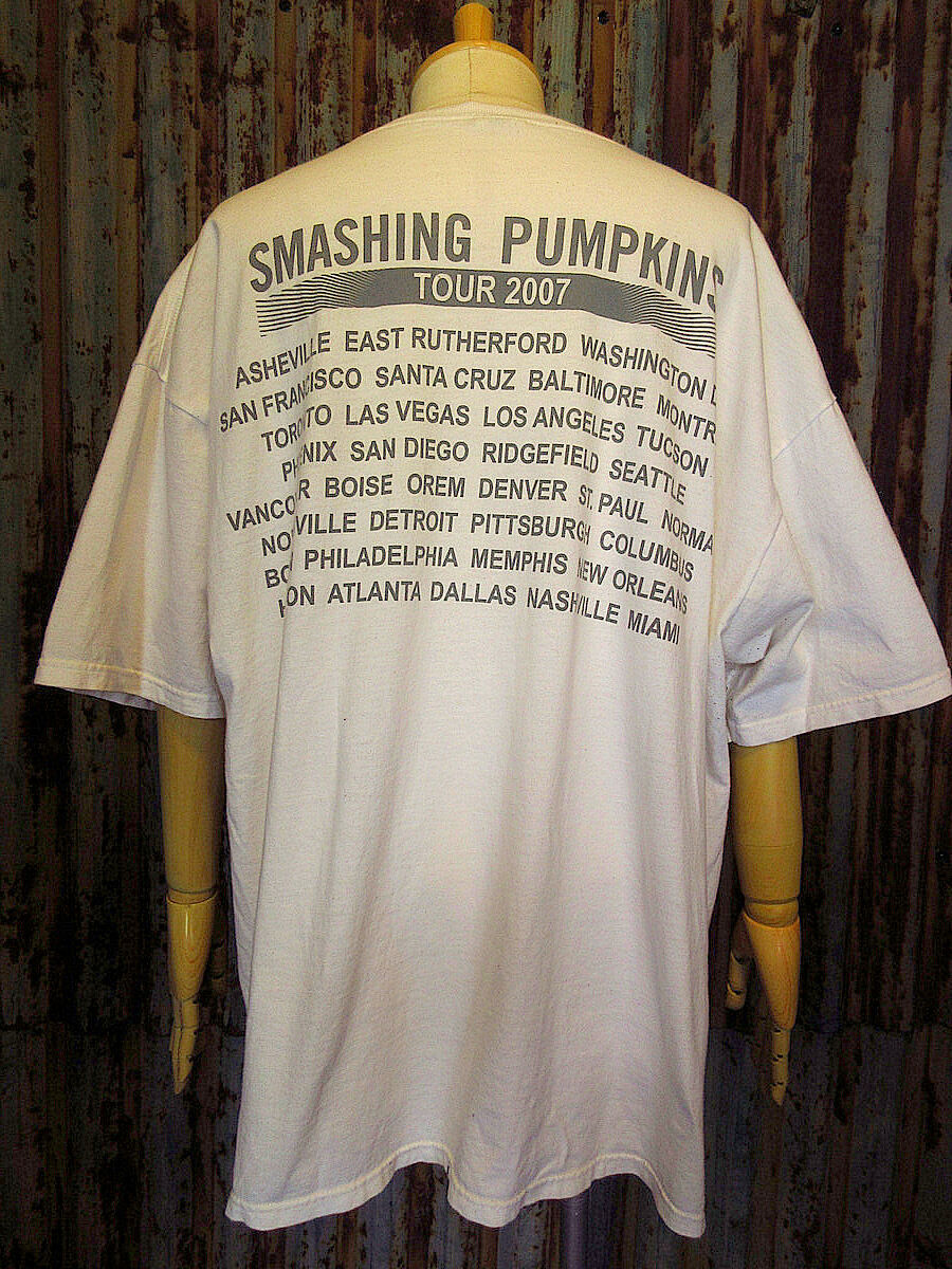 00s The Smashing Pumpkins ツアーTシャツ M 美品 希少なヴィンテージ1998年スマッシング・パンプキンズツアーT