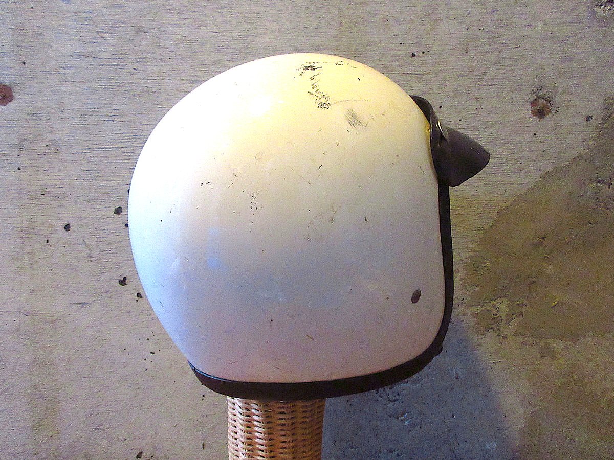 ビンテージ60's○BELL 500-TXバイザー付きジェットヘルメット白