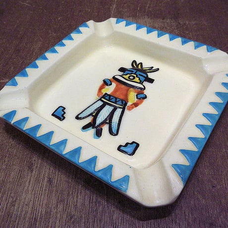 小物入れ　ズニ族 ズニ族 ジュエリーボックス（オーク） - インディアンジュエリー