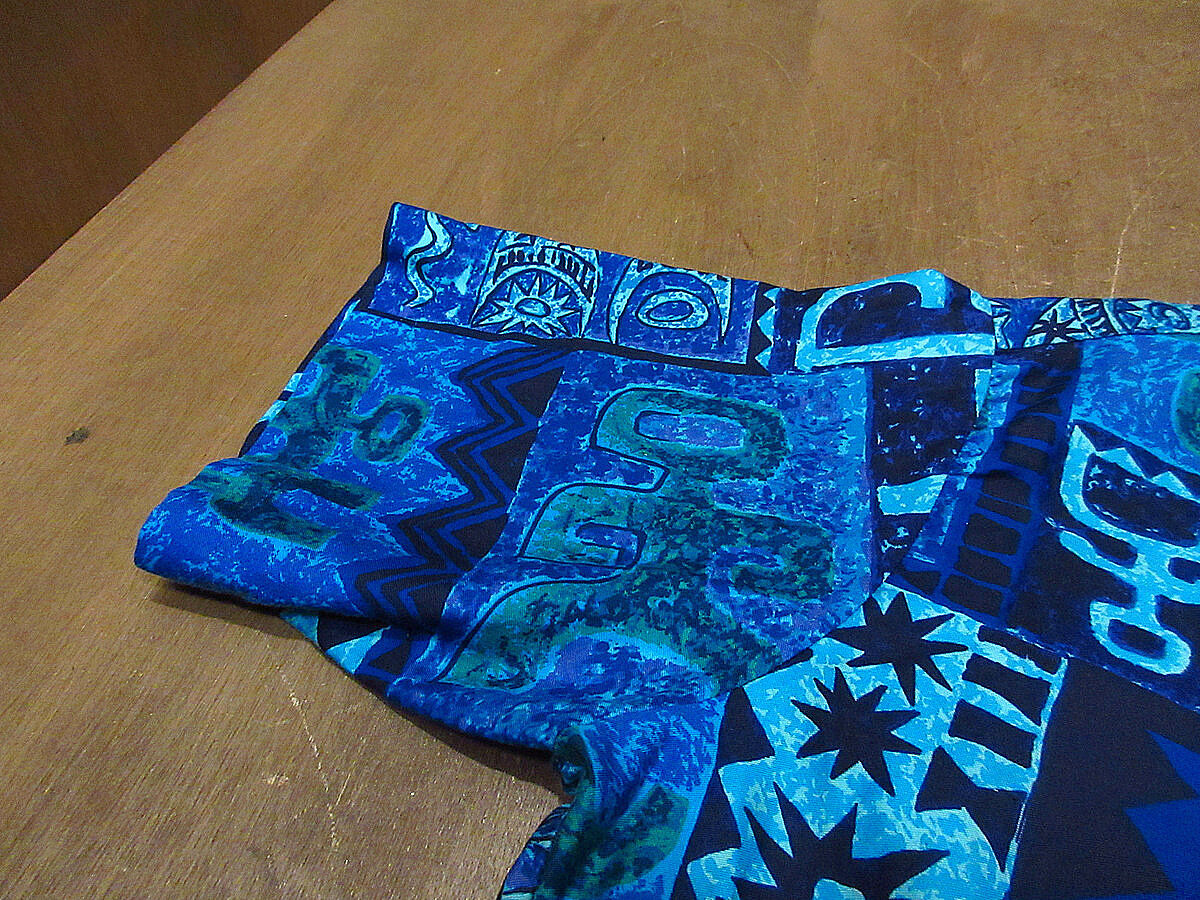 ビンテージ60's○HAWAIIAN Sandsコットンイタリアンカラーハワイアン