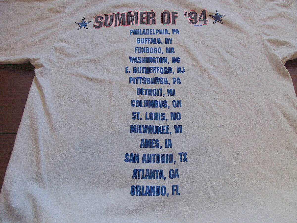ビンテージ90's○BILLY JOEL 1994年ツアーTシャツ白size XL ビンテージ90's○BILLY JOEL 1994年ツアーTシャツ白size XL