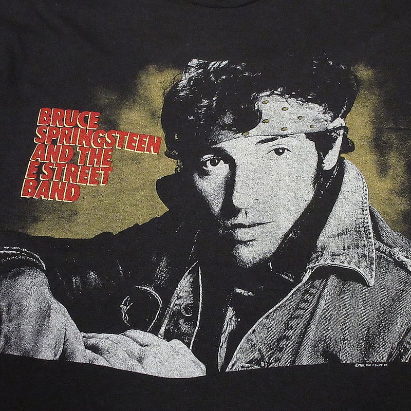 80s ブルース・スプリングスティーン 84年ツアー Tシャツ 古着 メンズ M 80s ブルーススプリングスティーン ヴィンテージTシャツ バンドT