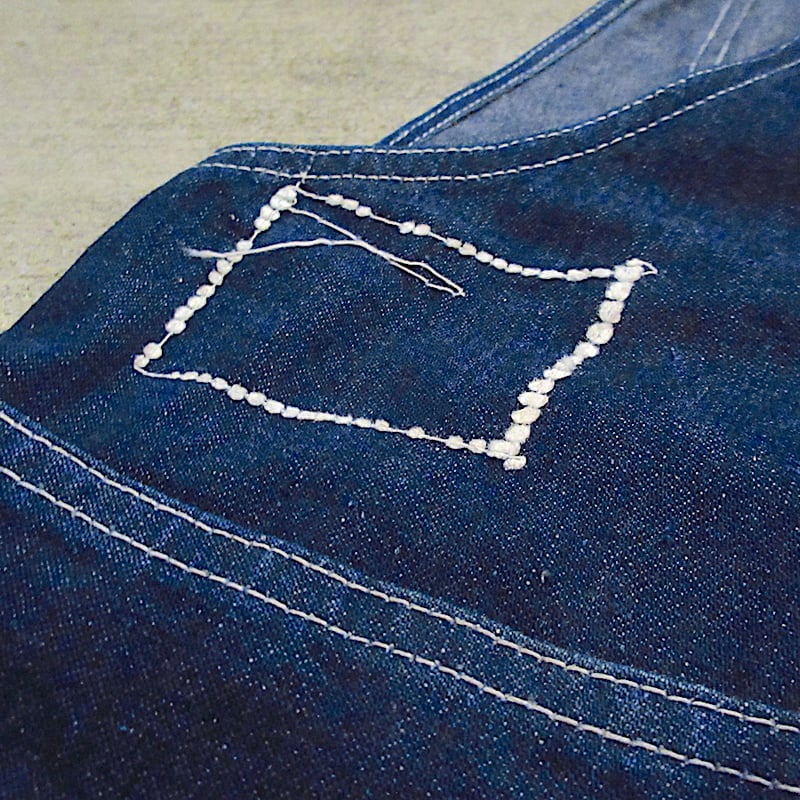 ビンテージ　40s Lee ハウスマーク オーバーオール　ペインター　デニム ビンテージ40's○Leeハウスマークデニムオーバーオール