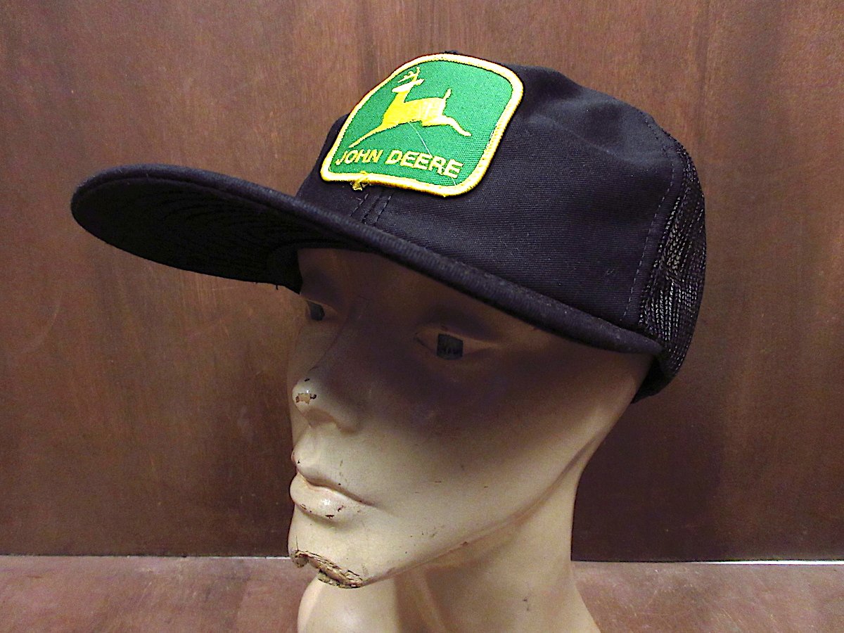 80s 90s JOHN DEERE フルメッシュキャップ USA製 80s 90s JOHN DEERE
