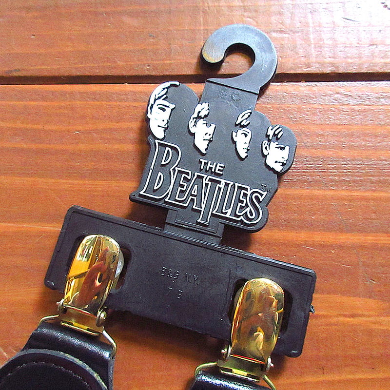 ビンテージ90's○DEADSTOCK THE BEATLESアートプリントクリップ式