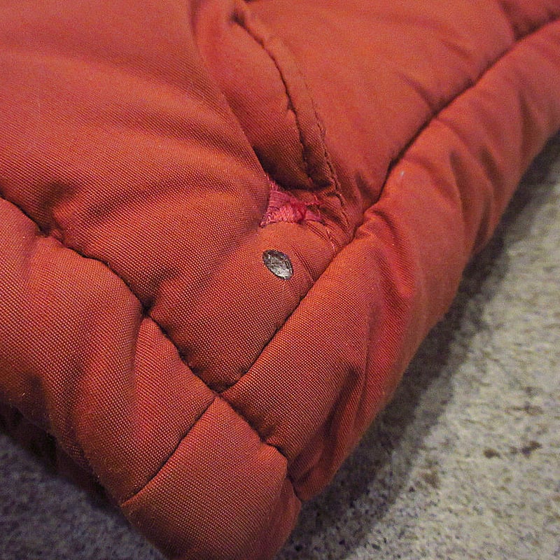 ビンテージ80's○THE NORTH FACE茶タグダウンベストsize W-M