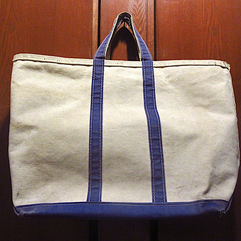 ヴィンテージ パープル エルエルビーン LLBEAN トート トートバッグ Vintage 70s Purple/Navy L.L.BEAN Canvas Tote (S)