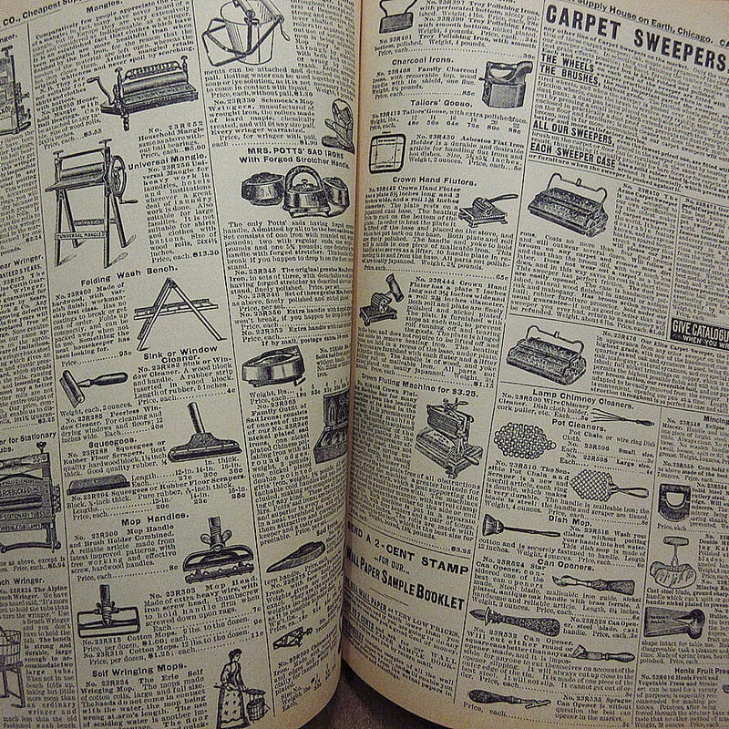ビンテージ○1902 EDITION OF THE SEARS,ROEBUCK & CO.カタ