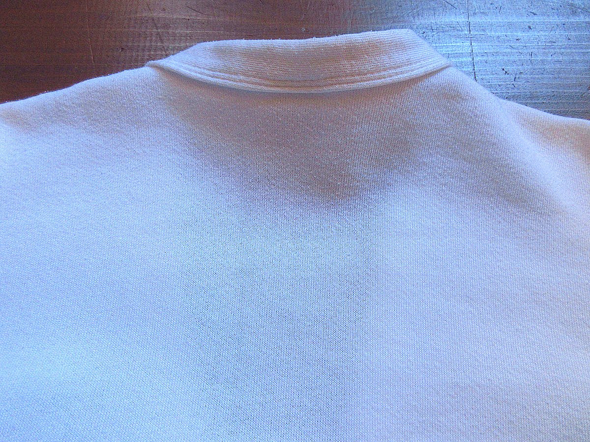 ビンテージ90's○JERZEES刺繍入りスウェットカーディガン白○241226k4