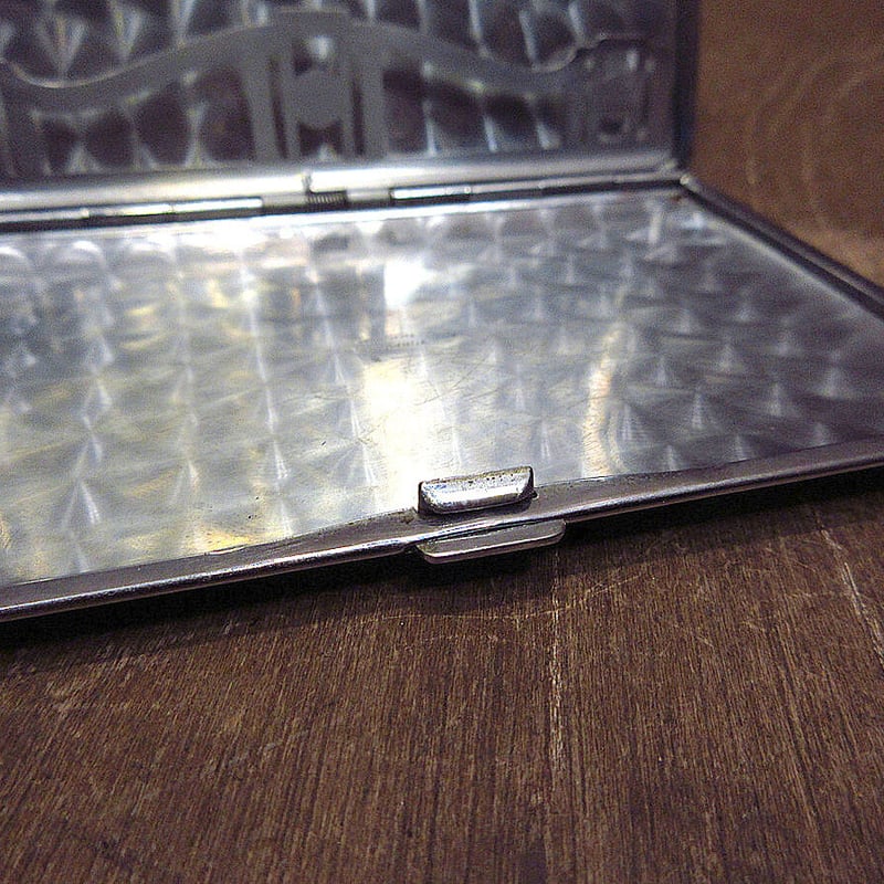 シガレットディスペンサー★ビンテージ★煙草入れ★人形★バレルマン★ジョーク LAST Drip Designs 本革 タバコケース ミディアム用 煙草ケース