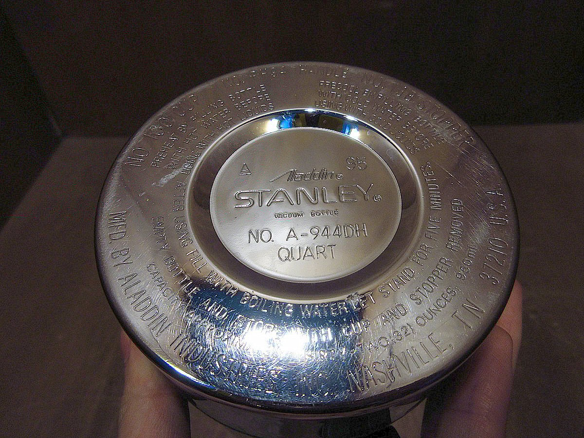 ビンテージ90's○Aladdin STANLEYメタルウォーターボトル○240907j3-o
