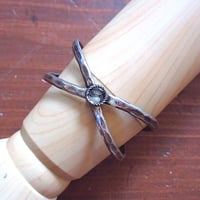 40's US.NAVY アビエーターウイング シルバーバングル 金メッキ 40's