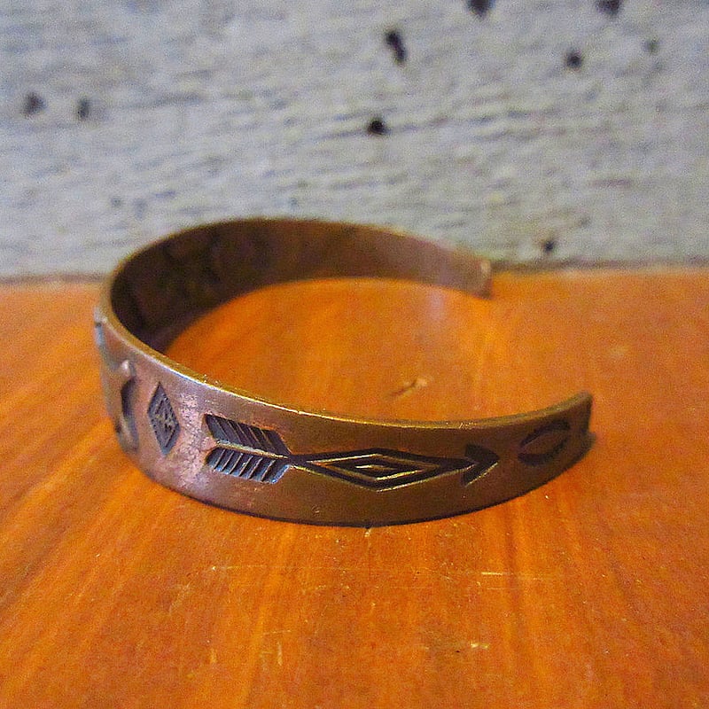 ビンテージ○BELLインディアンカッパーバングル○250618k6-bng