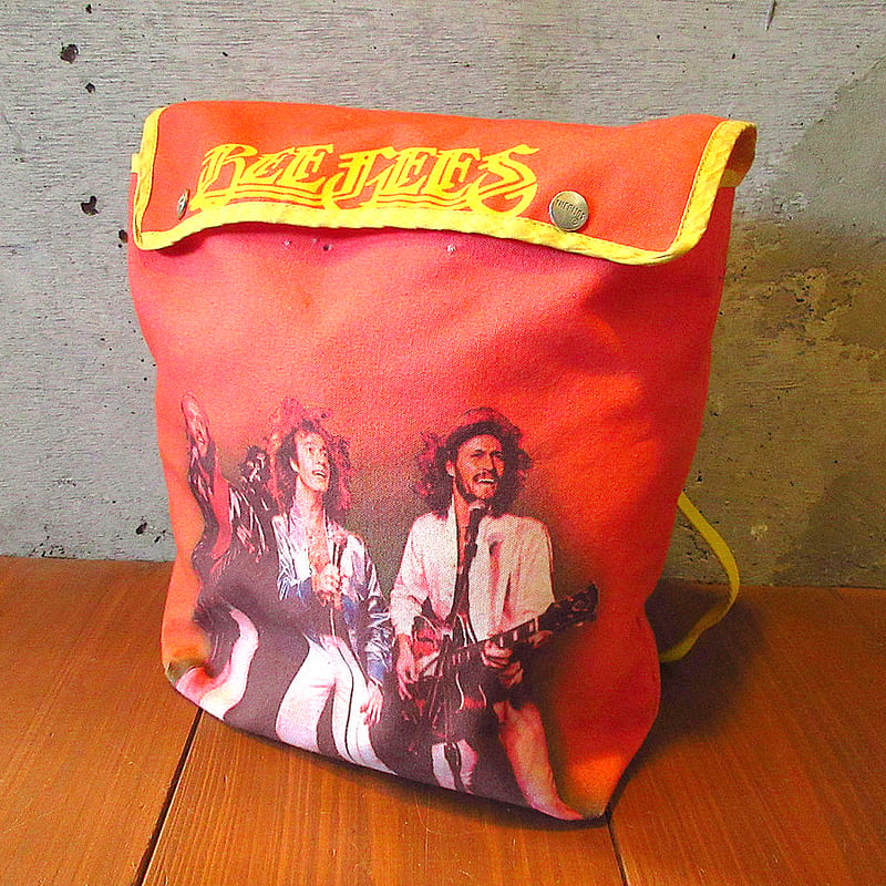 ビンテージ70's○THERMOS BEE GEESランチバックパック○240514k6-ba