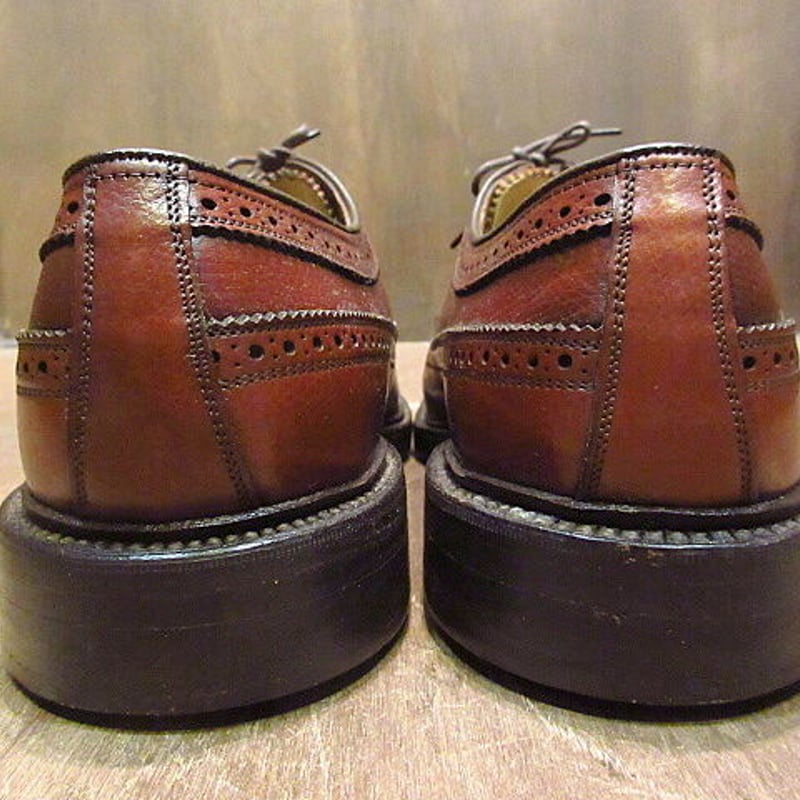 THE FLORSHEIM フローシャイム ヴィンテージ ウィングチップ USA製】【ビンテージ】【フローシャイム】【ブラウン
