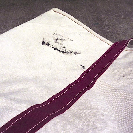 ビンテージ80's90's●L.L.Beanキャンバストートバッグ生成り×臙脂●240921m2-bag-tt鞄アウトドアビーントート