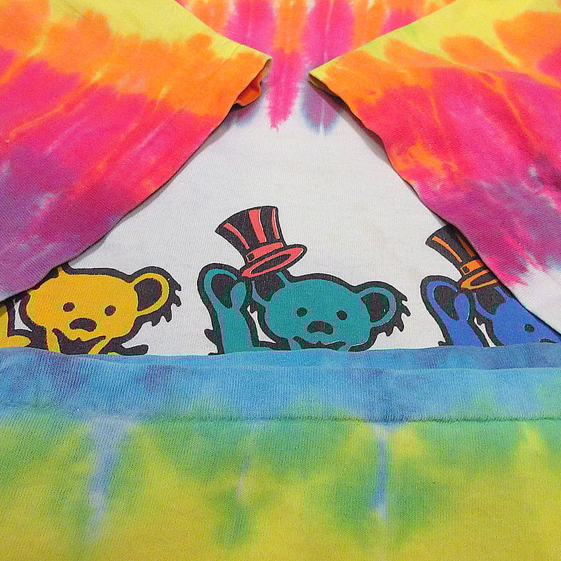 USA ヴィンテージ Grateful Dead BEAR タイダイ ベアトップ USA ヴィンテージ Grateful Dead BEAR タイダイ ベアトップ ビンテージ