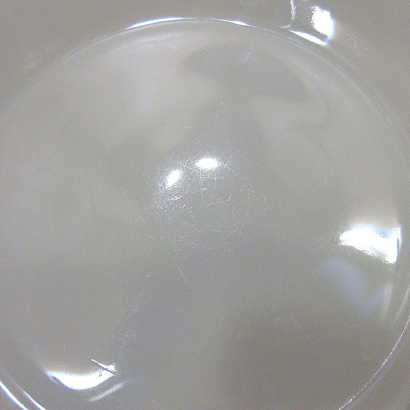 ビンテージ○Fire King 1700ラインディナープレートアイボリー4点