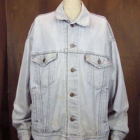 90s LEVI’S 70507 ホワイト トラッカー デニムジャケット 90s リーバイス 70507 ホワイト トラッカー デニムジャケット