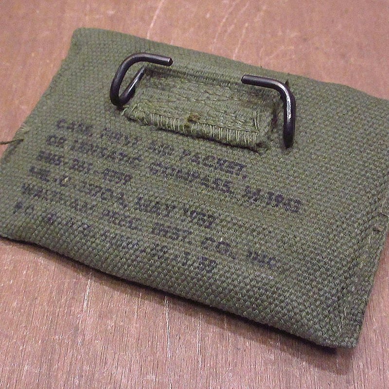1943年製カーキポーチ2個セット ビンテージ40's○ミリタリーM-1943ファーストエイドポーチ○210920i5