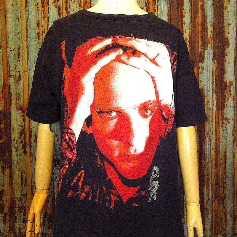 ビンテージ90's○The Cure Wish Tour両面プリントTシャツ黒○230714k