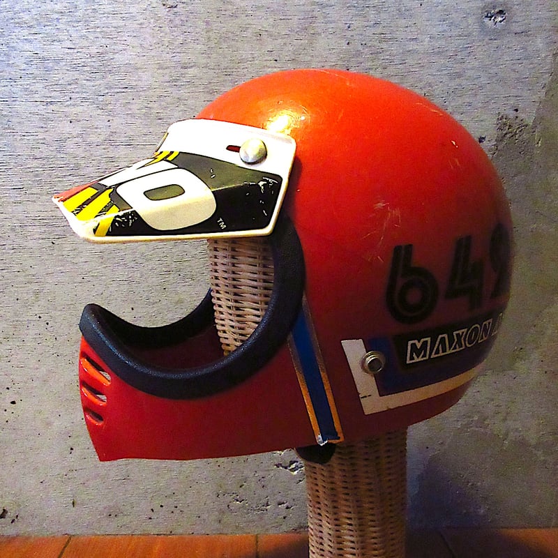 MAXONヘルメット　Sシェル　赤　　k MAXONヘルメット Sシェル 赤 k ビンテージヘルメット Sシェル MAXON