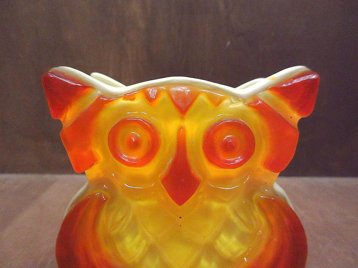 ビンテージ70's○フクロウモチーフナプキンホルダー○210618n8-otclct