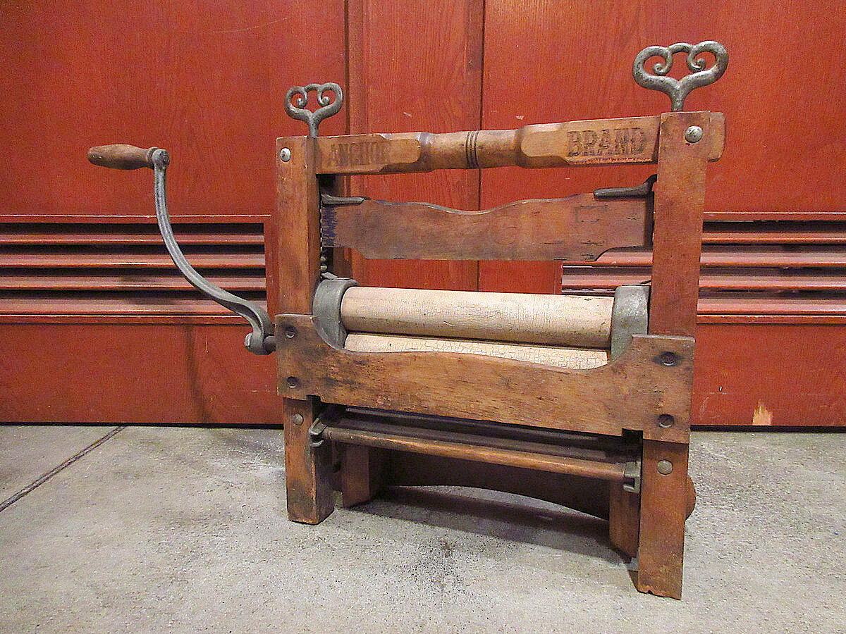 ビンテージ1890's○ANCHOR BRANDウッド脱水機○220731i9-otclct
